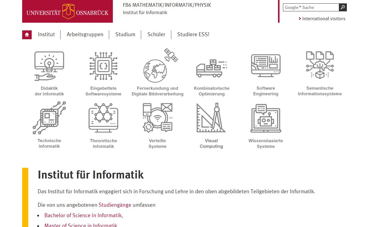 Institut für Informatik - Universität Osnabrück