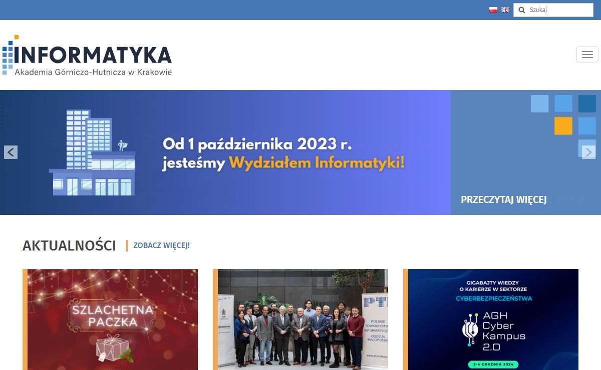 Strona główna | Wydział Informatyki AGH