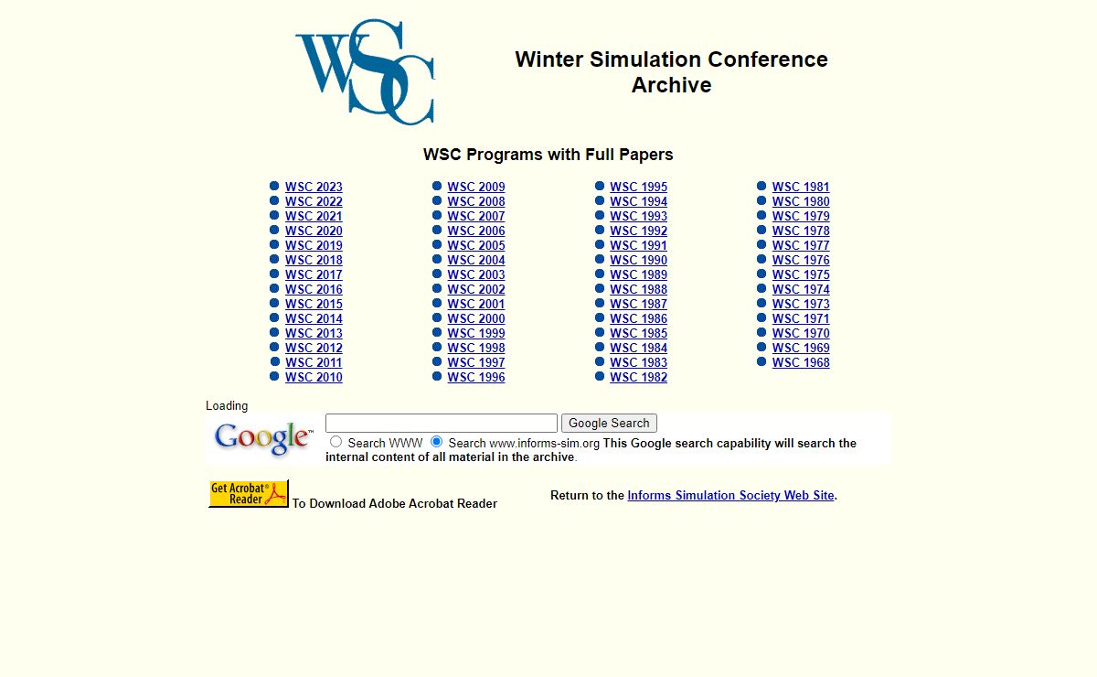 WSC Archive