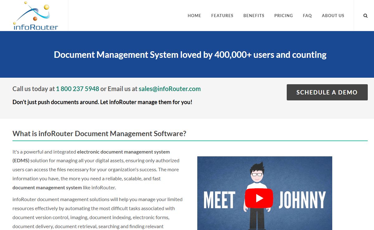infoRouter Electronic Document Management System (EDMS)