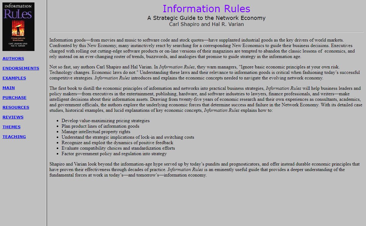 Information Rules