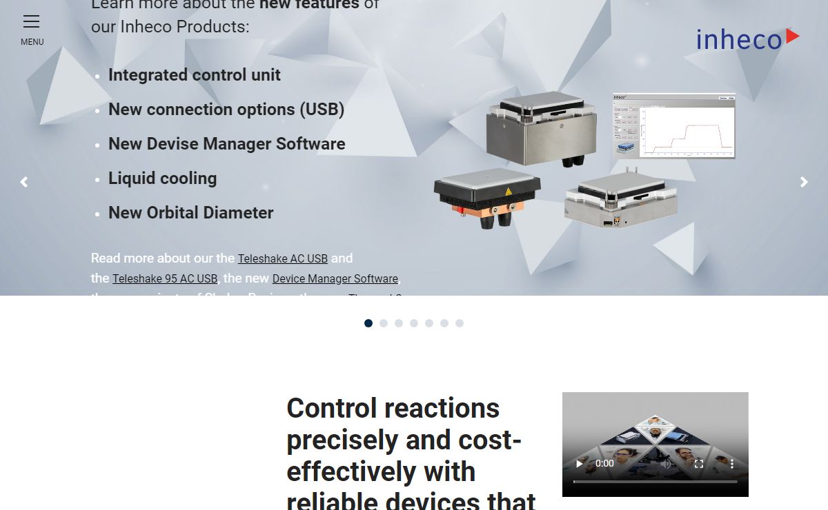 Market-leading on deck reaction control devices from Inheco
