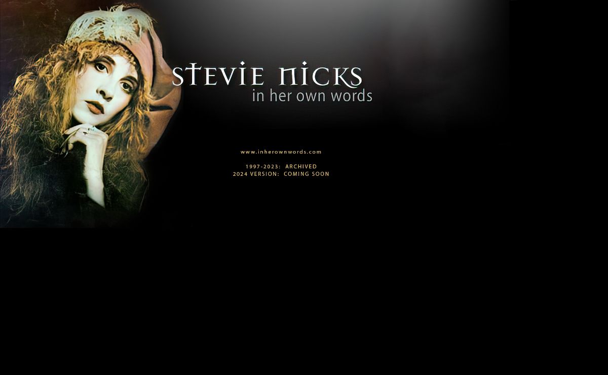 Stevie Nicks In Her Own Words