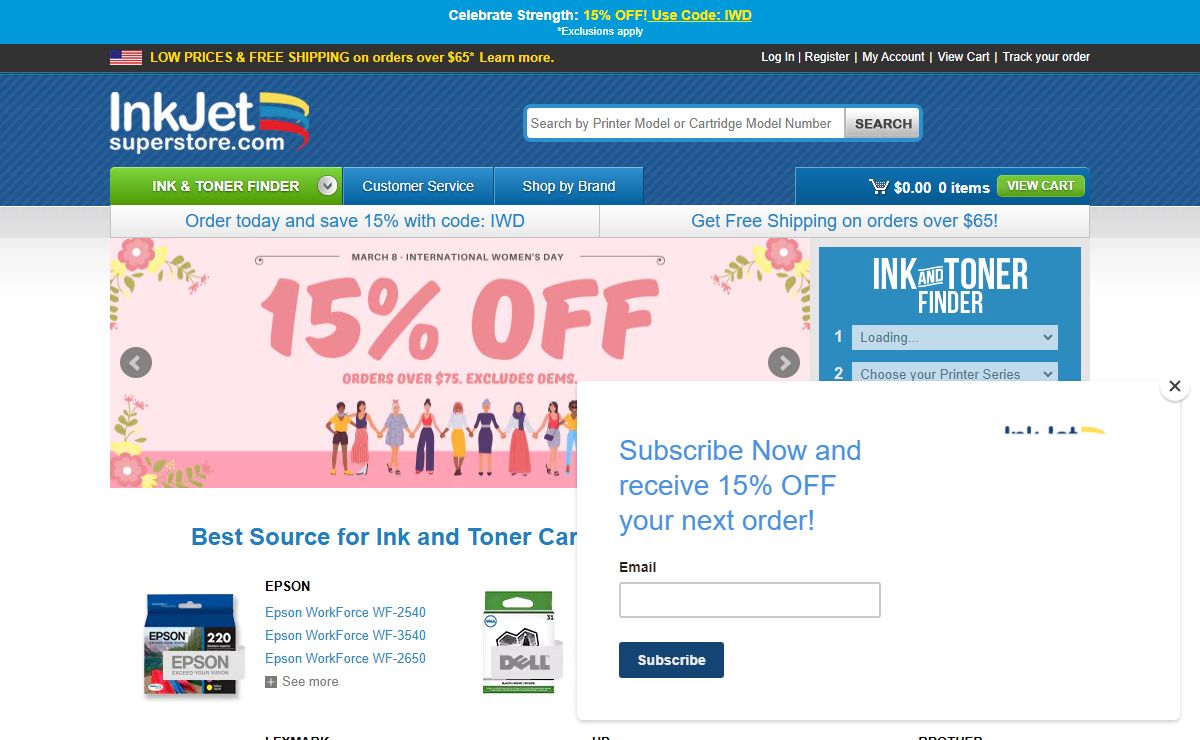 Printer Toner, Ink Cartridges & Supplies | InkJetSuperStore