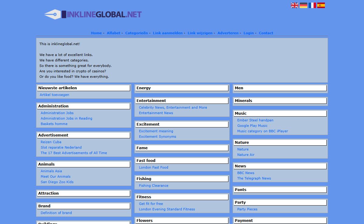 Inklineglobal.net | The best homepage