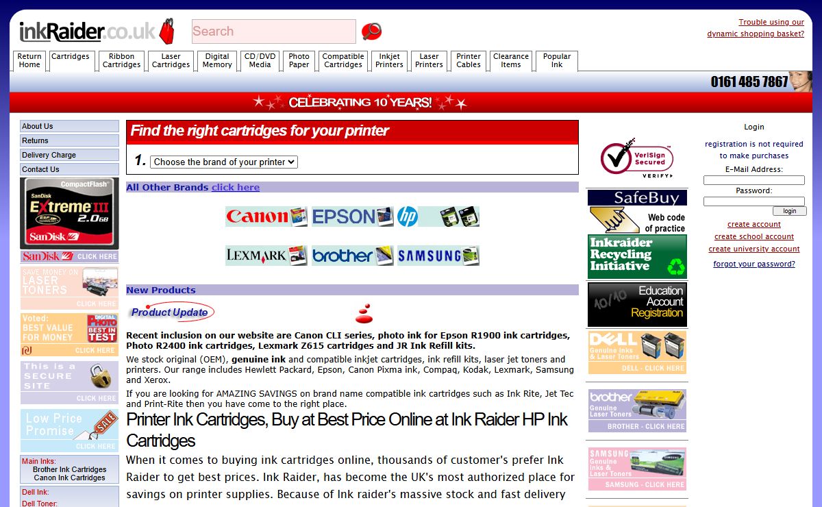 Printer Ink Cartridges, Best Price & Cheap Ink Cartridges at InkRaider