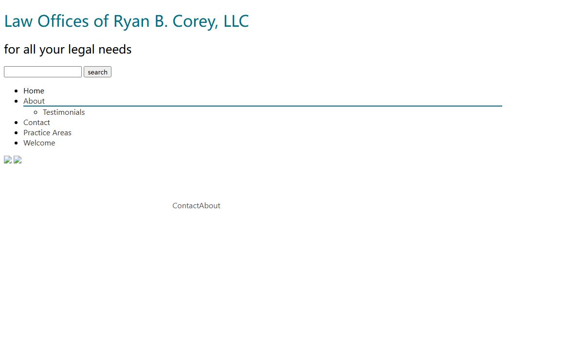 Law Offices of Ryan B. Corey, LLC – for all your legal needs