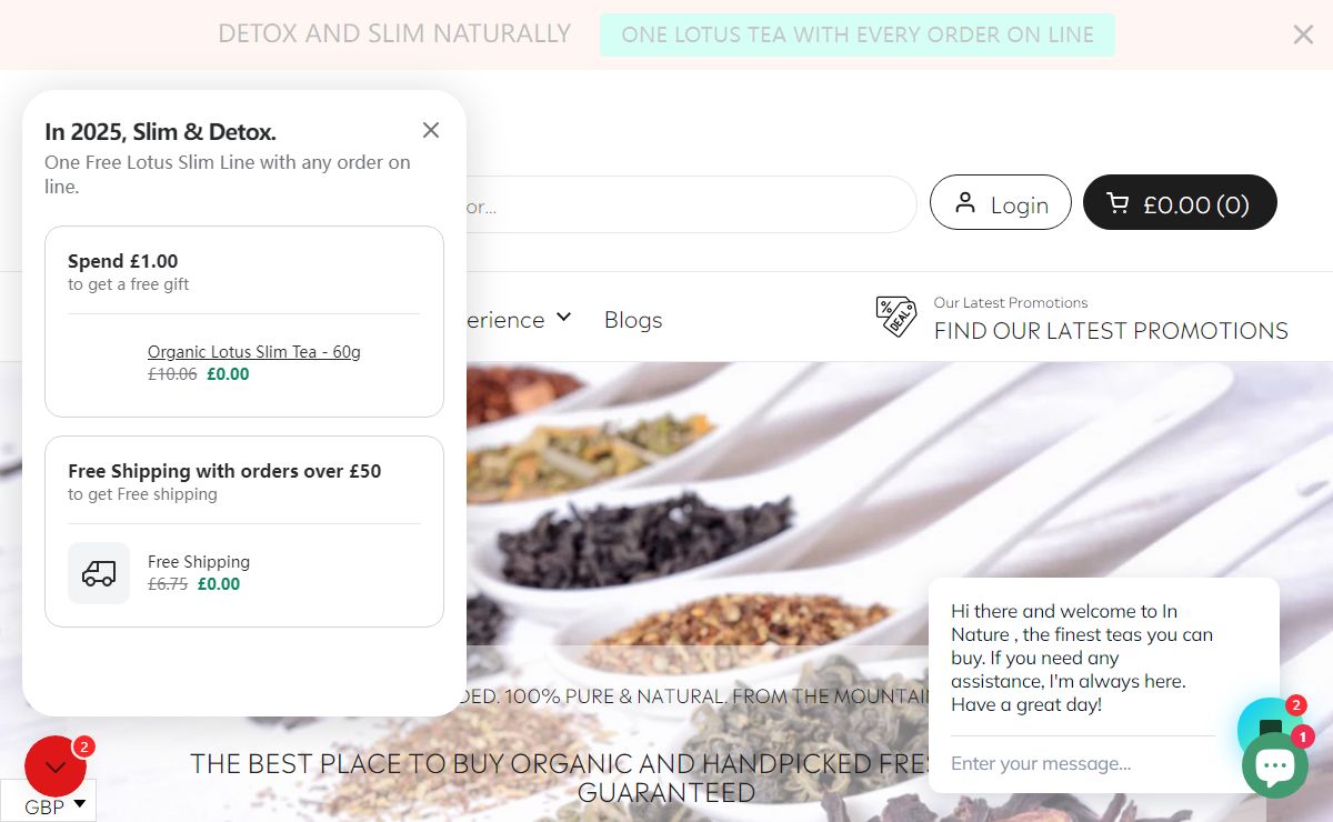 In Nature Teas | The Finest Organic Loose Leaf Pure Teas