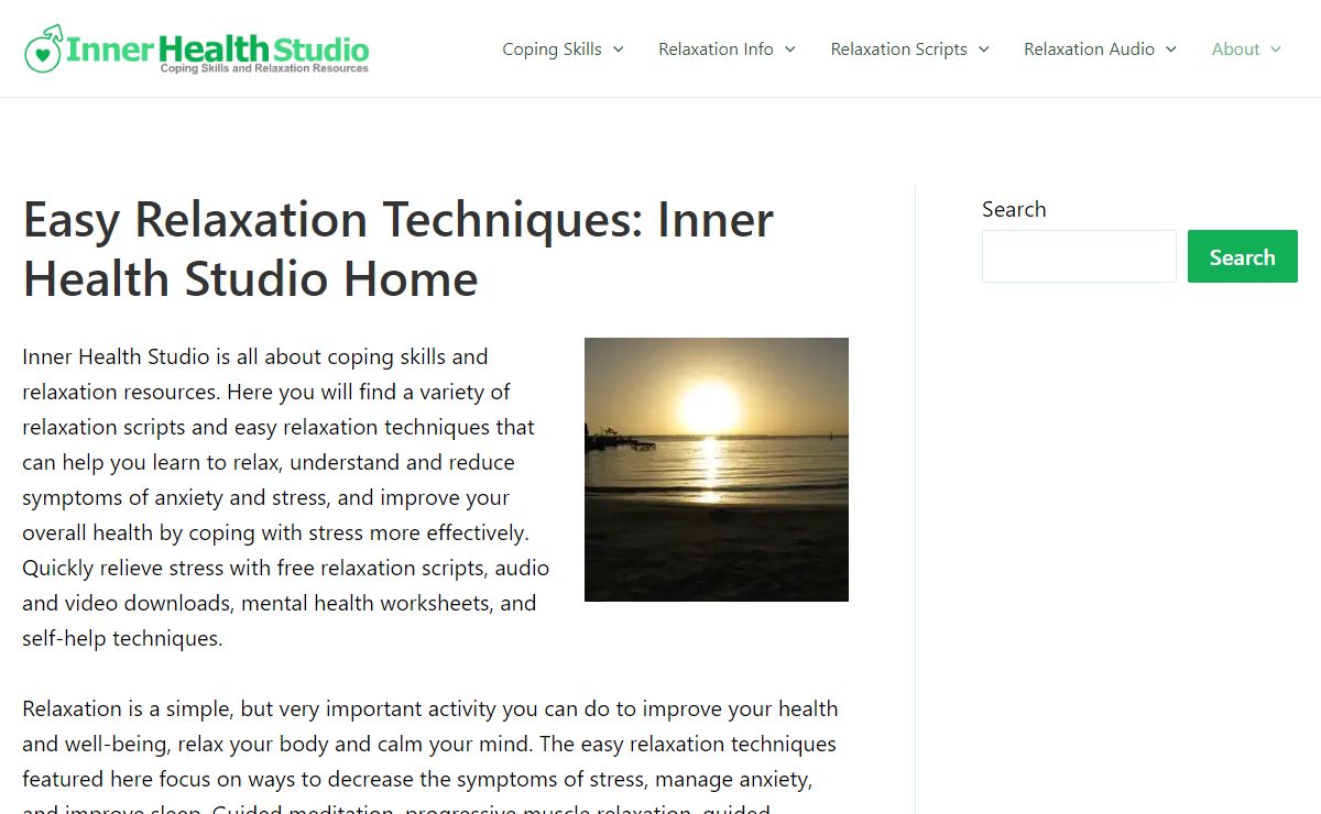 Easy Relaxation Techniques: Inner Health Studio Home