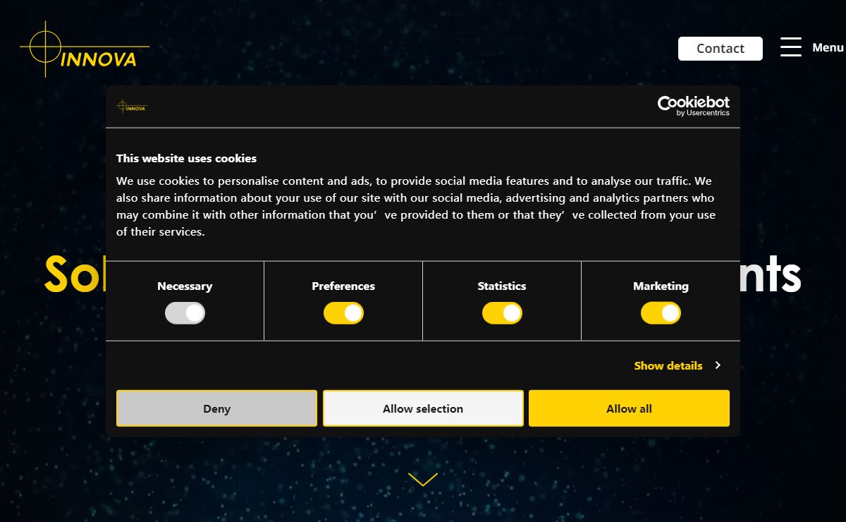 Innova - Infrastructure for data collection and remote control
