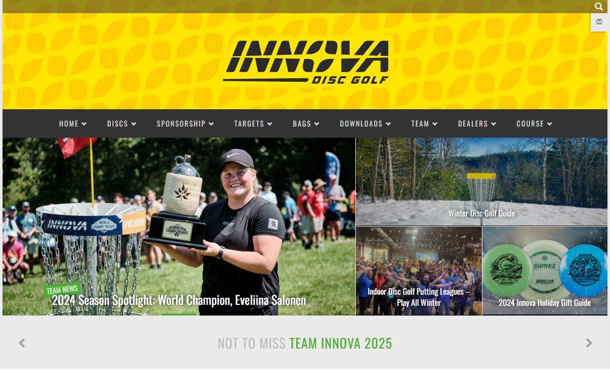 Innova - The Choice Of Champions - #1 in Disc Golf - Innova Disc Golf