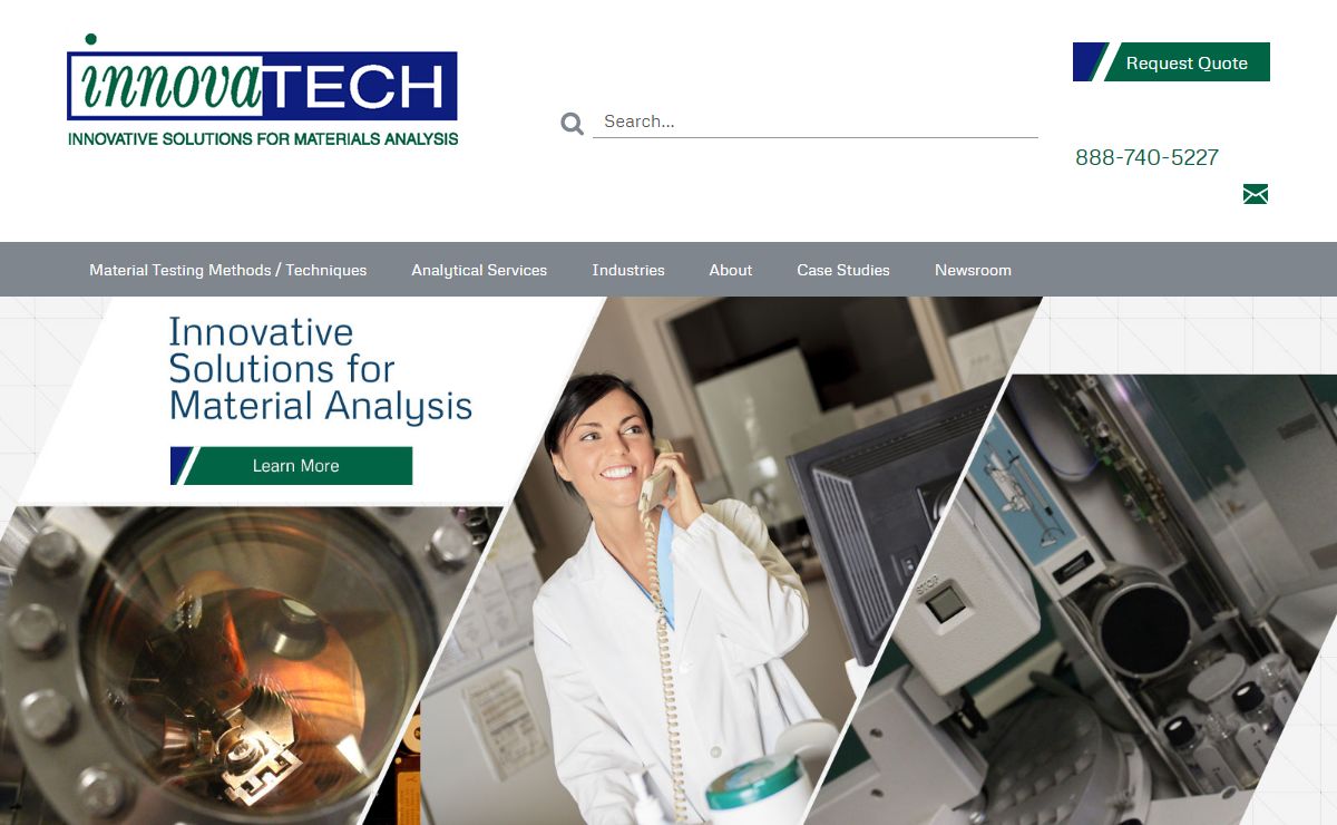 Material Testing Labs Innovator | Innovatech Labs