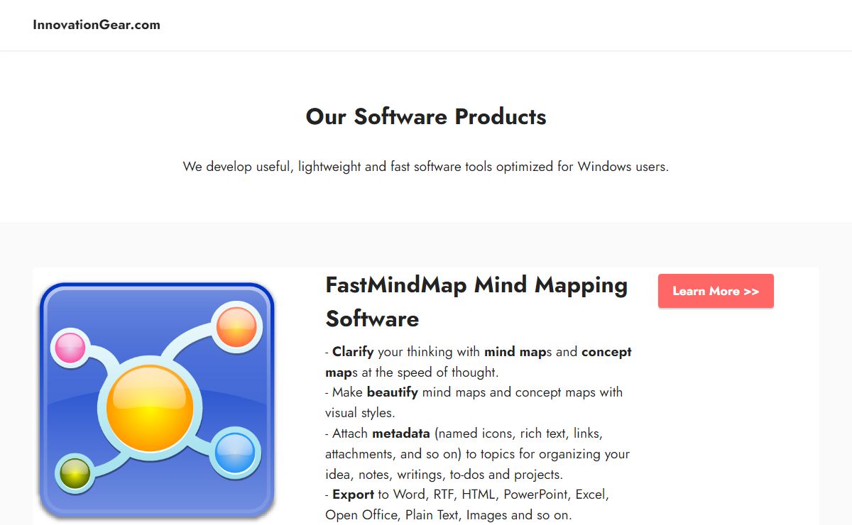 Fast and easiest mind mapping software