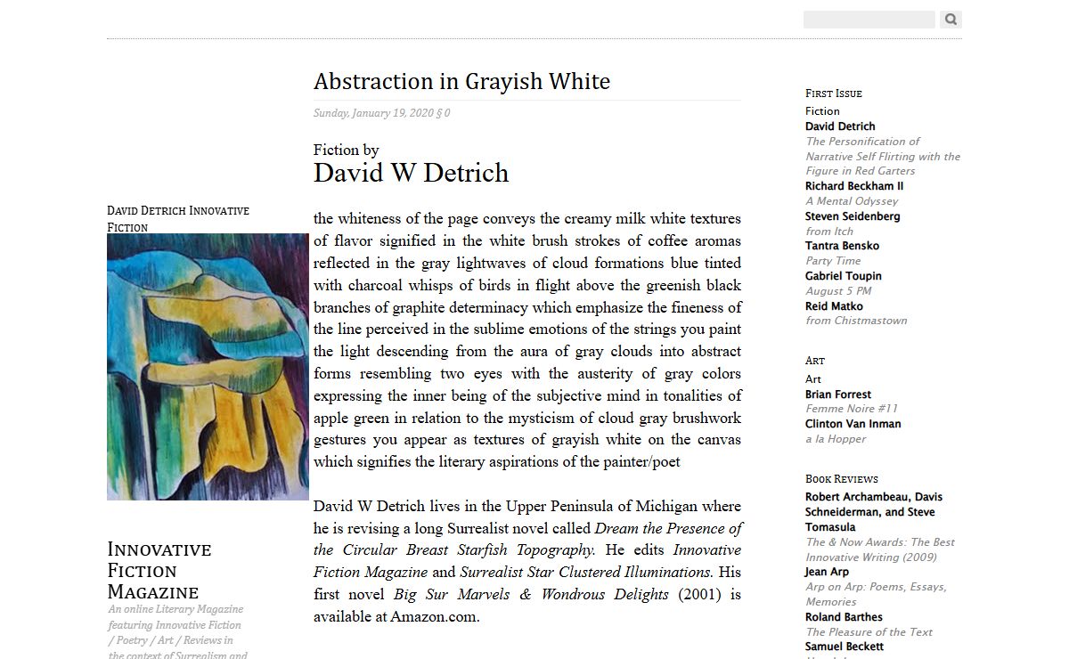 Innovative Fiction Magazine