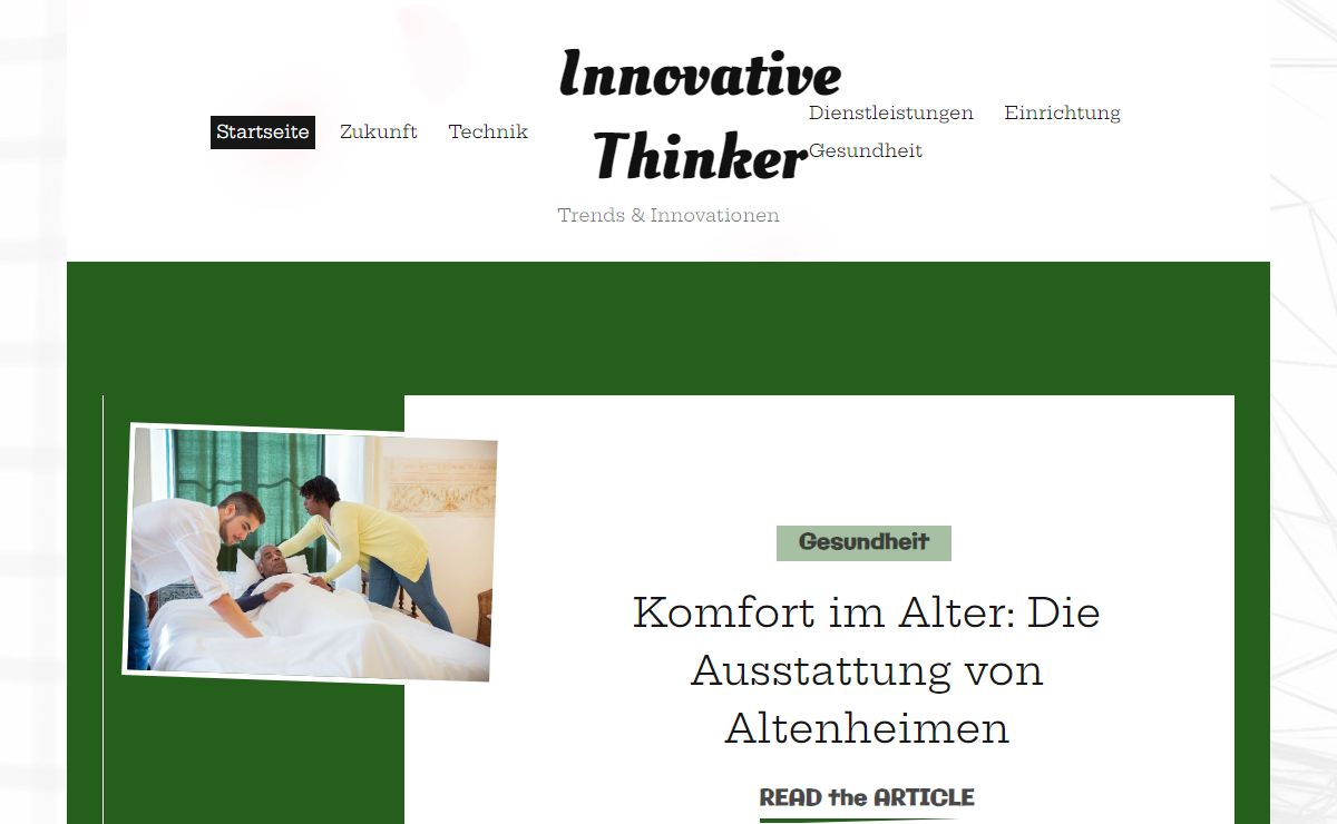 Innovative Thinker — Trends & Innovationen