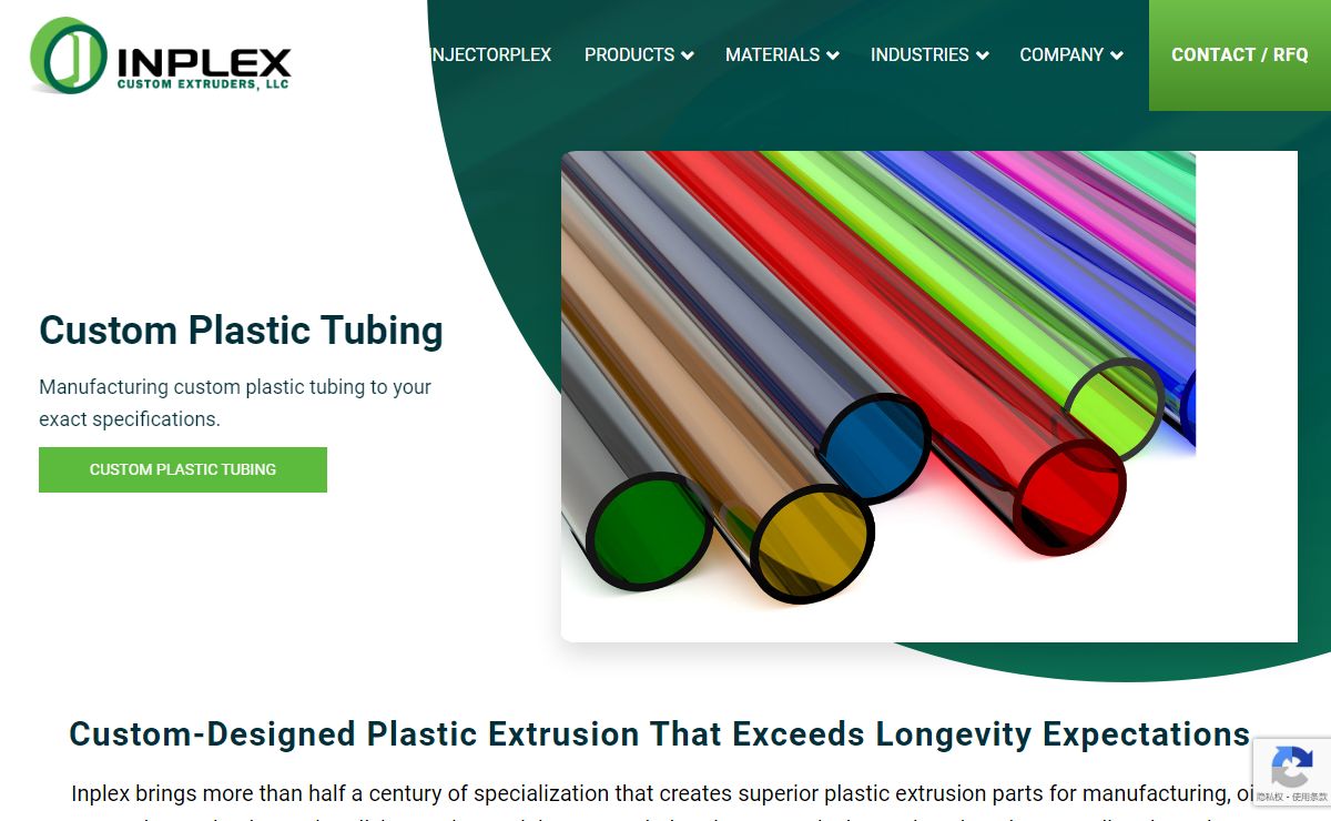 Inplex Custom Extruders | Custom Plastic Extrusions