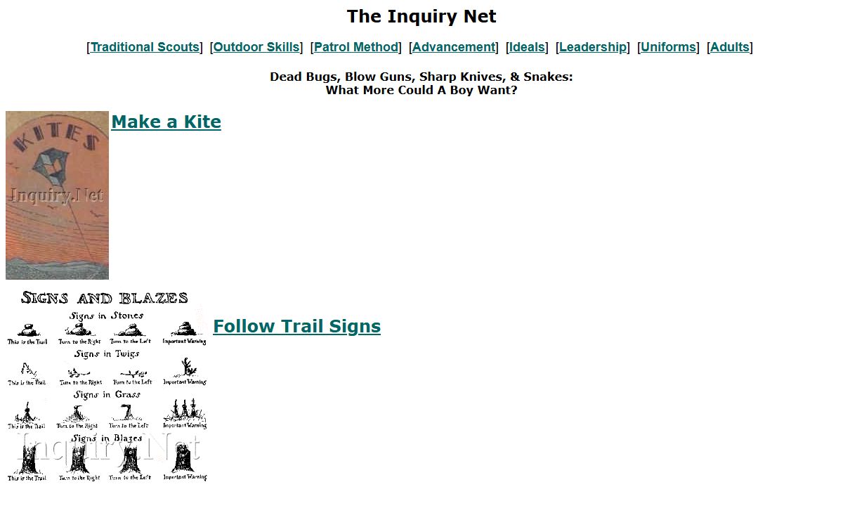Traditional Scouting: Boy Scout Adventure Activities Boys B-P Scouts Scuba Diving Merit Badge