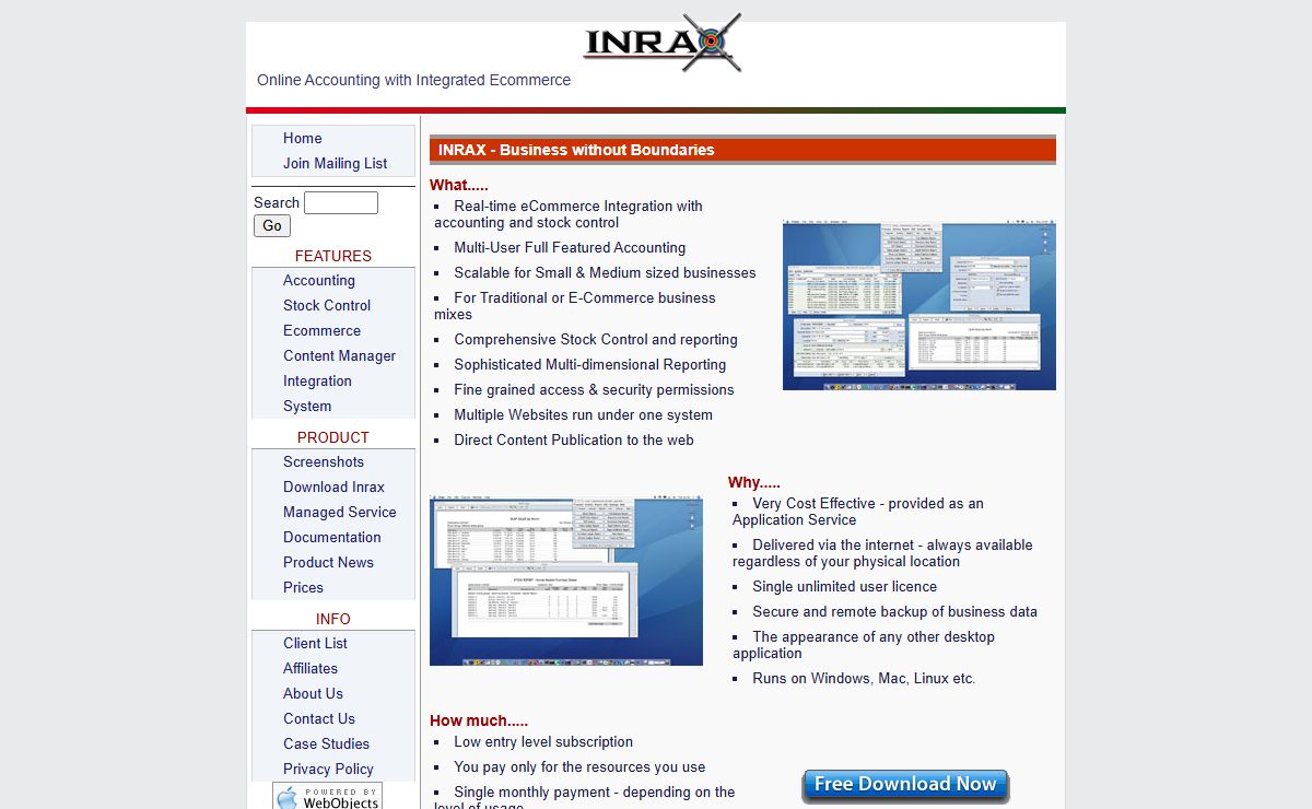 Inrax Online Accounting and Ecommerce