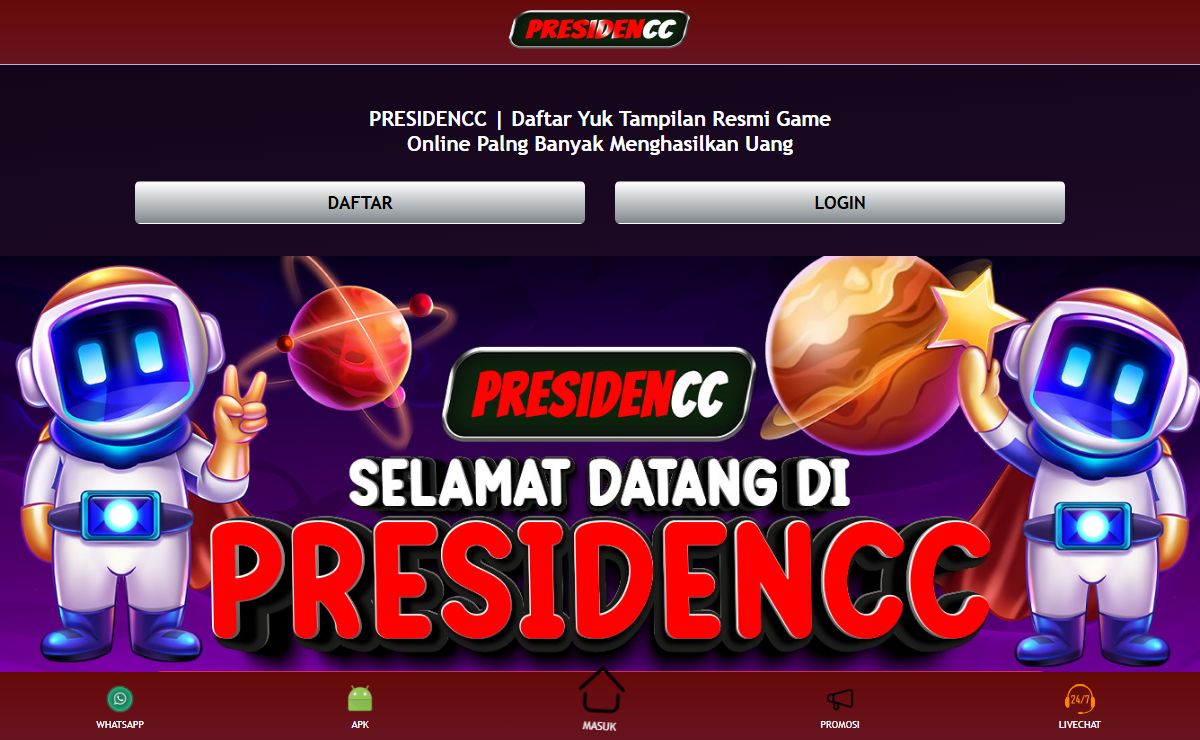 PRESIDENCC | Daftar Yuk Tampilan Resmi Game Online Palng Banyak Menghasilkan Uang