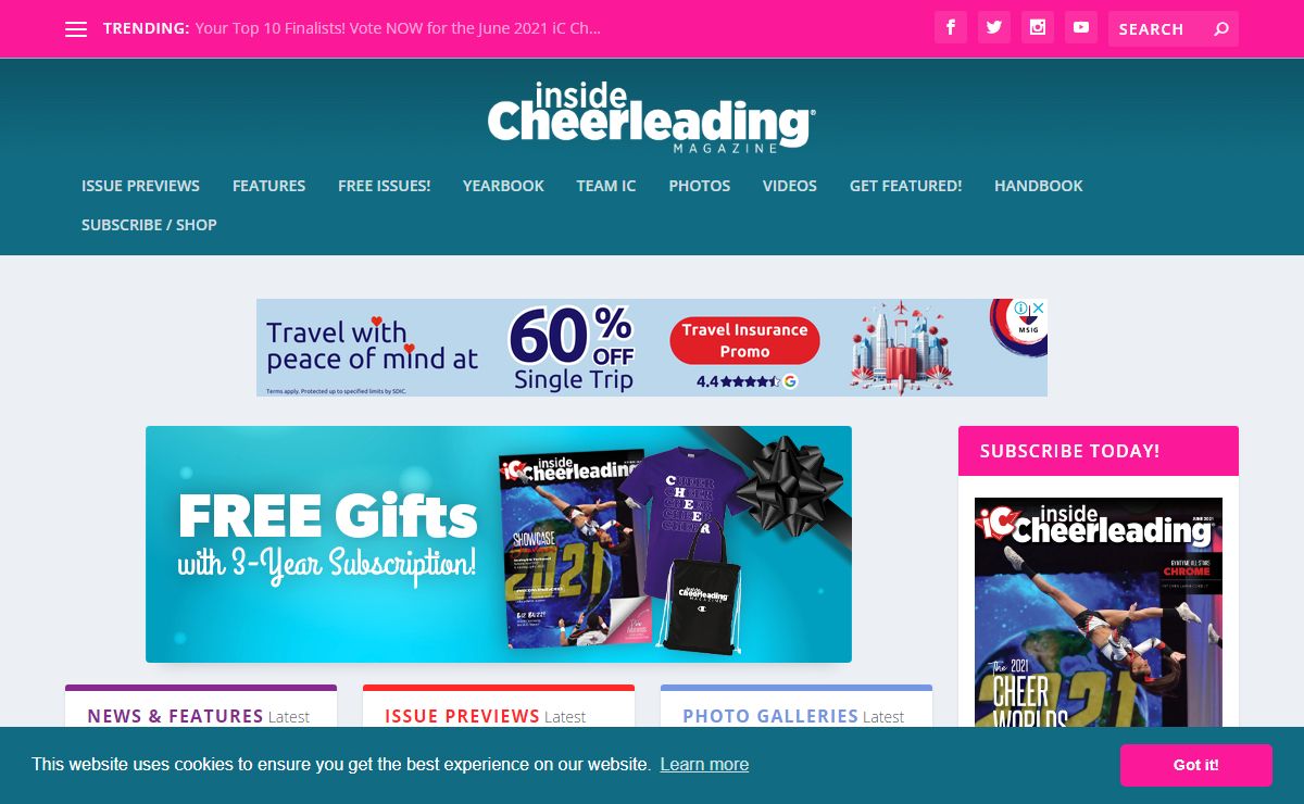 Inside Cheerleading Magazine | Inside Cheerleading is designed to help you enjoy, train, perform, compete and live the ultimate cheer life!