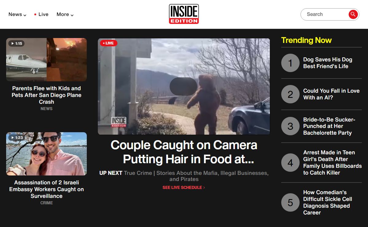 Investigations, Inspiration, and Offbeat Stories & Videos from TV's Most-Honored Syndicated Newsmagazine | Inside Edition