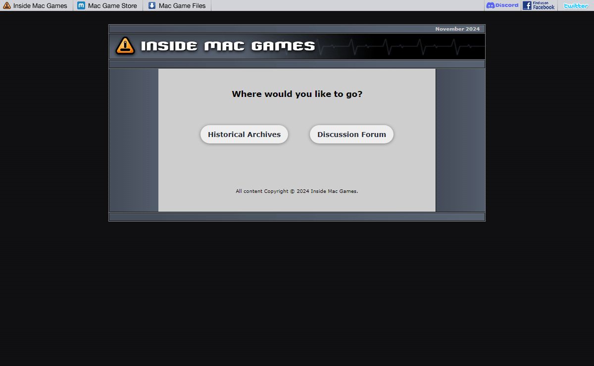 Inside Mac Games - Crossroads