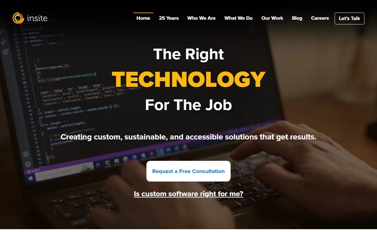 Insite - Custom Website and Cloud-Based Software Agency | Dallas, TX