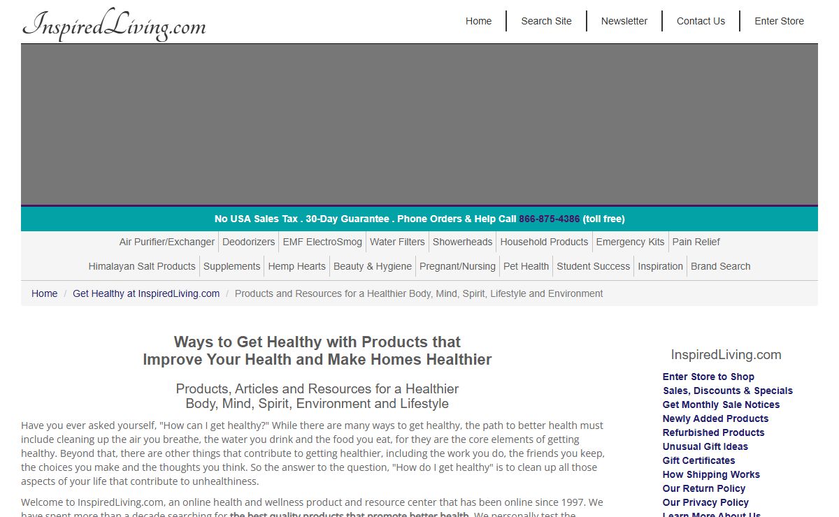 Ways to get healthy with products that improve your health and make homes healthier