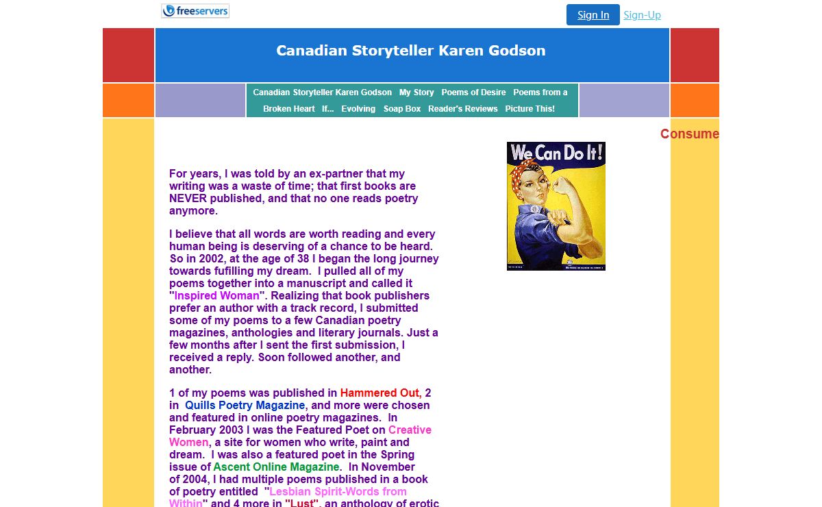 Canadian Storyteller Karen Godson