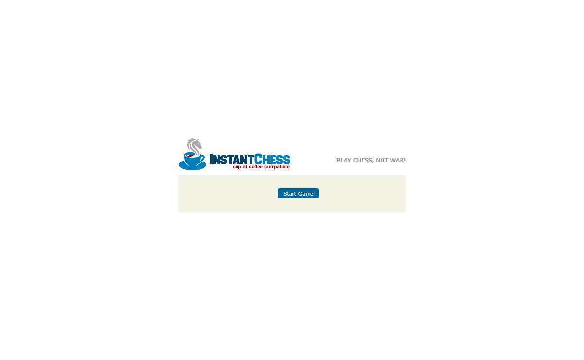 InstantChess (Cup of coffee compatible) - Play Chess Online