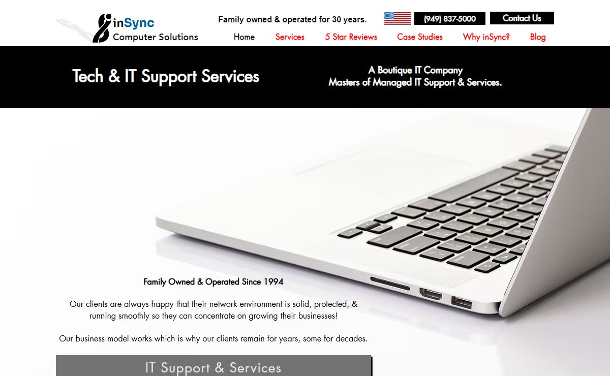 IT Support & Services California | inSync Computer Solutions