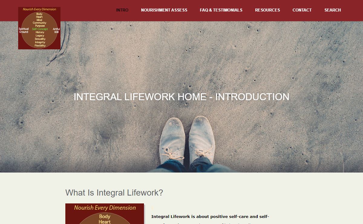 Integral Lifework Home - Introduction