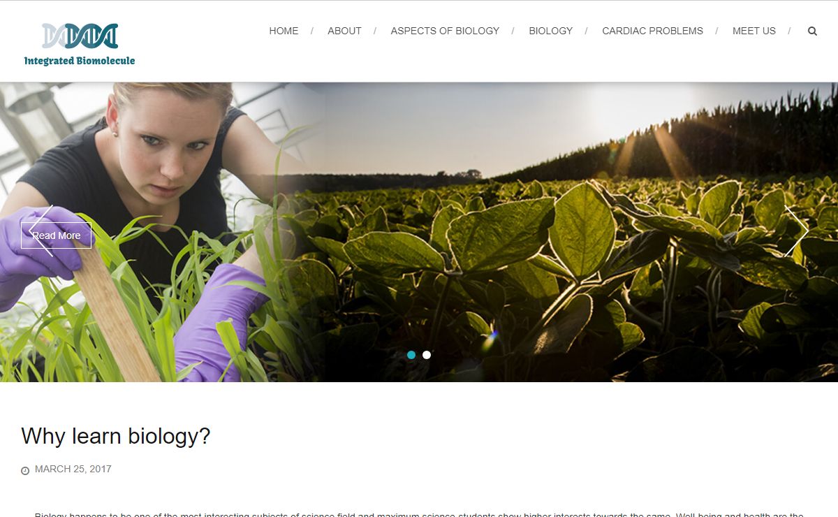 Integrated Biomolecule. Life Sciences, BioScience Blog