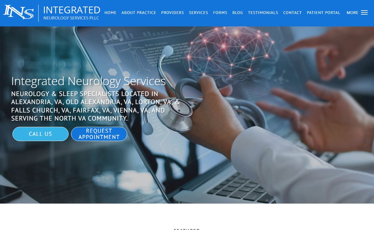 Integrated Neurology Services: Neurology Specialists: Alexandria, VA & Lorton, VA