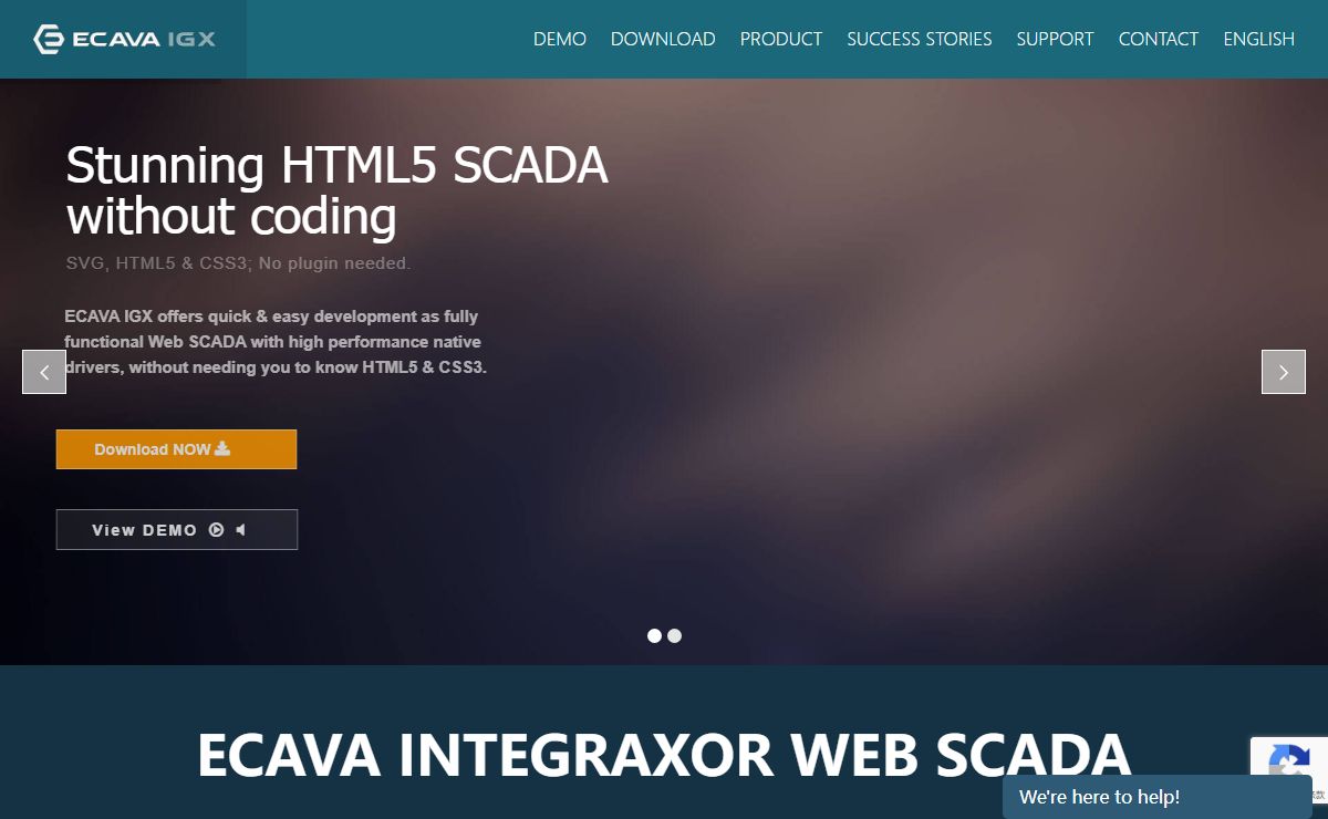 Pure Web SCADA with HTML5, CSS3 & SVG - Ecava IGX Web SCADA