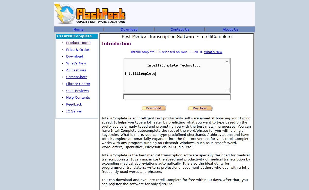 Medical Transcription Software Free Download - IntelliComplete