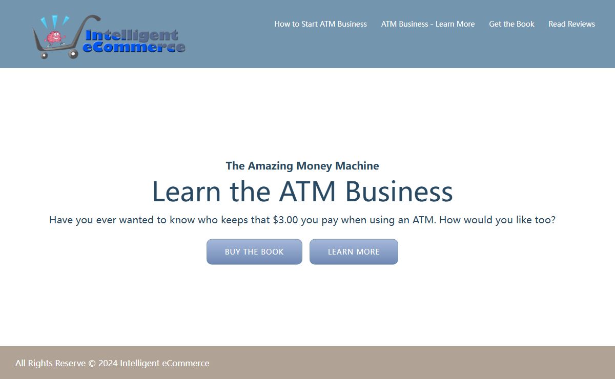 Learn About the ATM Business - Intelligent eCommerce