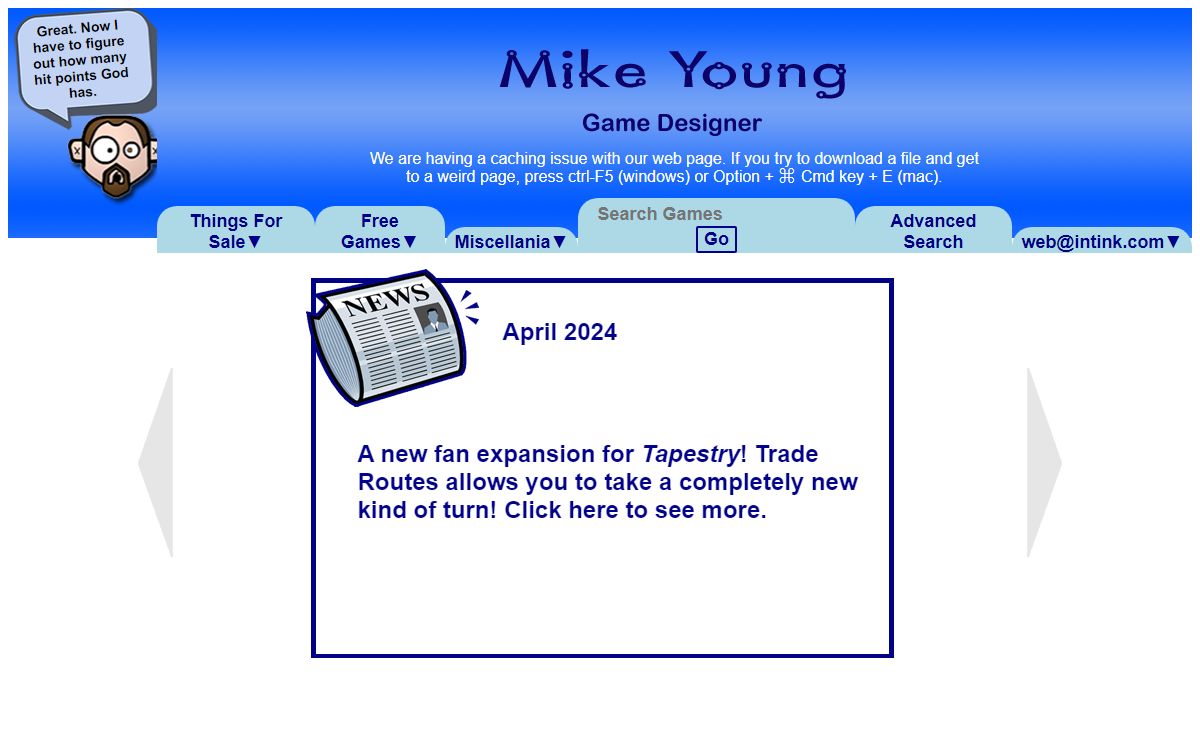 Mike Young: Game Designer