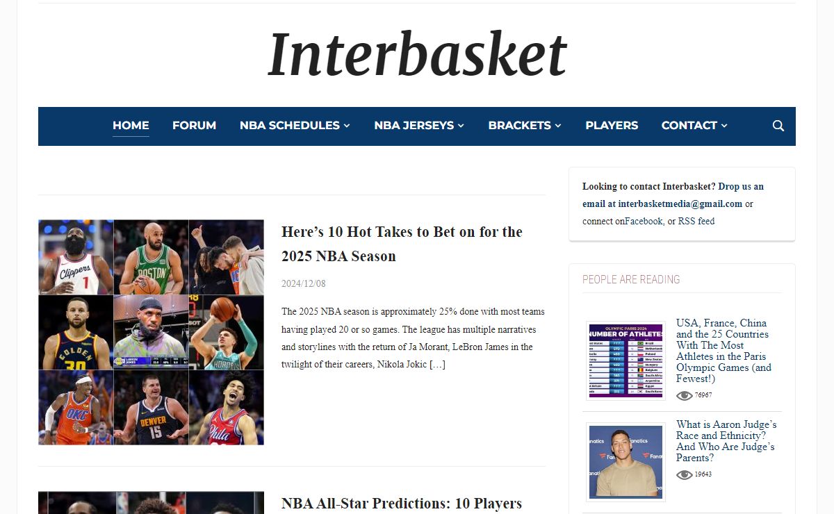 Interbasket | NBA News, Euroleague, FIBA, WNBA and Olympics Basketball