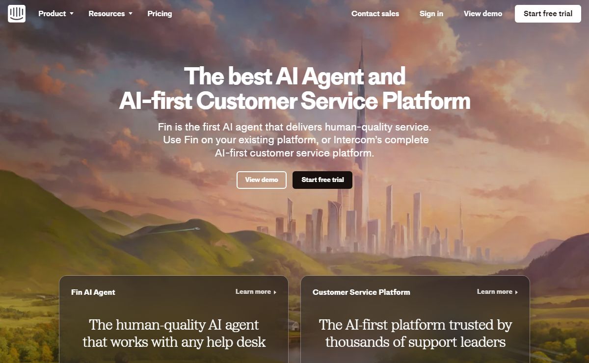 Intercom: The best AI agent built on the best customer service platform
