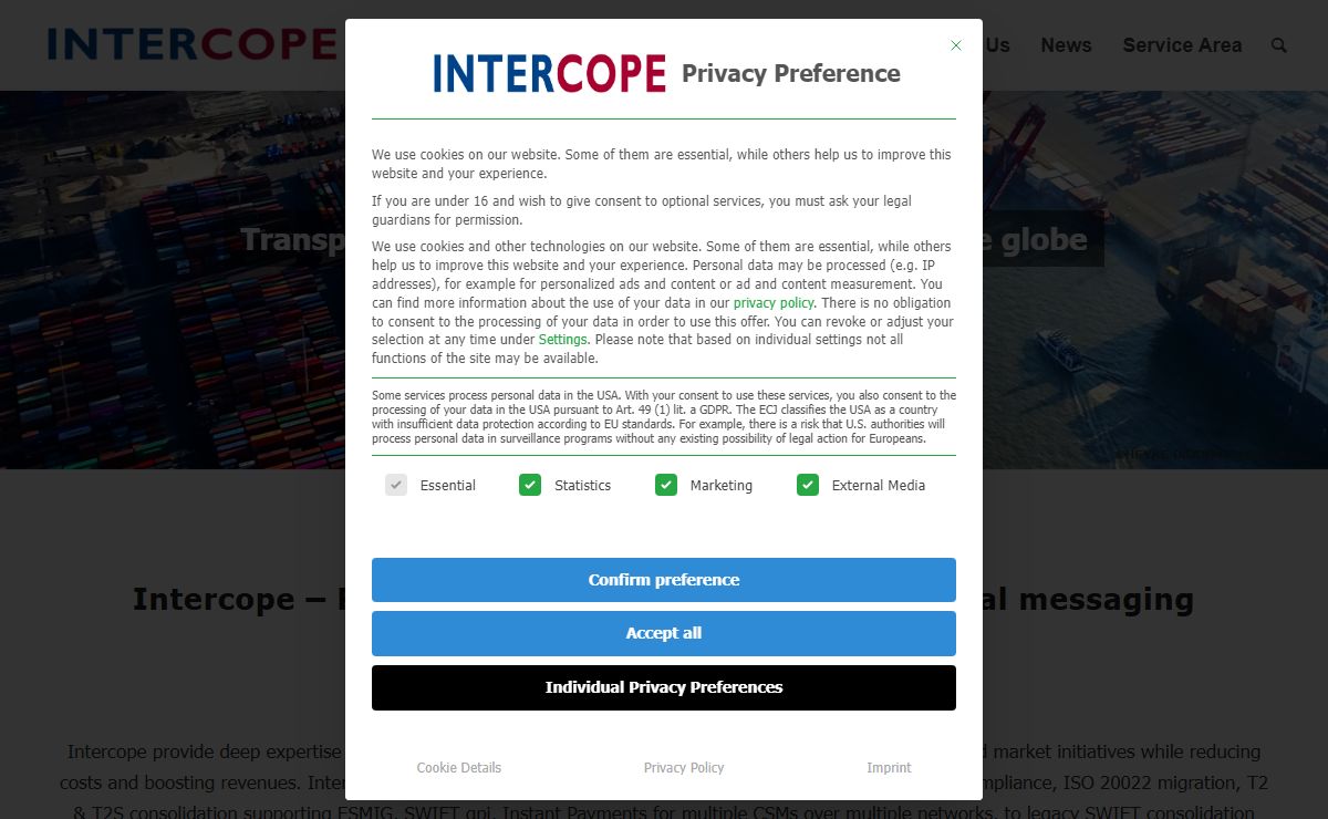 Intercope – Providing a secure platform for financial messaging