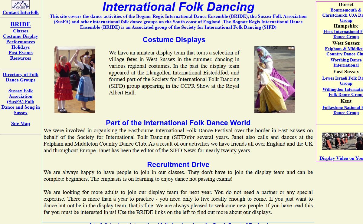 International Folk Dancing
