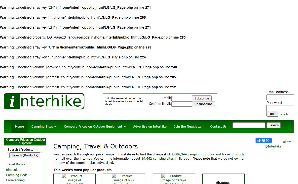 Interhike - Camping, Hostels, Travel and Outdoors in Europe