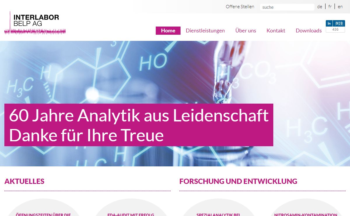 Wir unterstützen Sie mit analytischen Untersuchungen