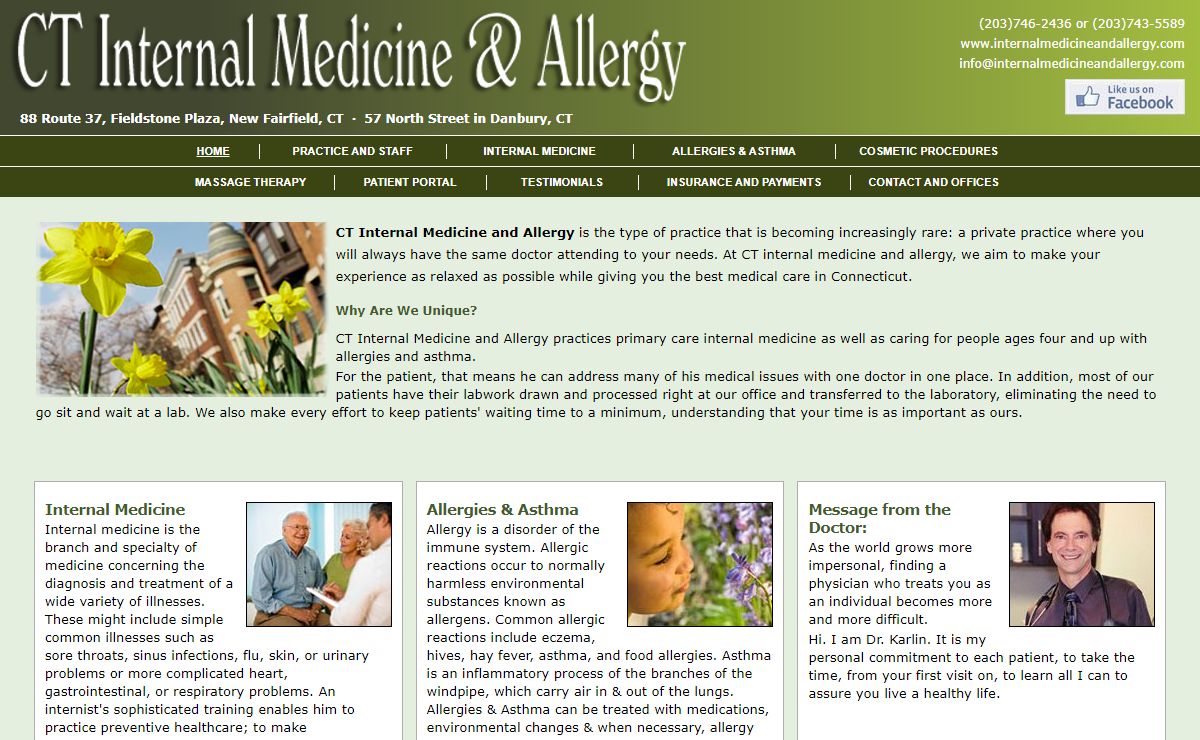 New Fairfield & Danbury CT Internal Medicine & Asthma Allergy Medical Doctor Internist