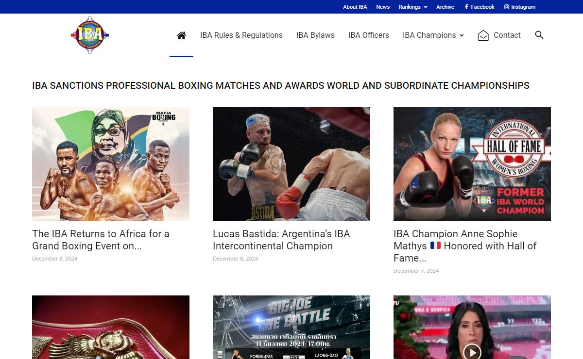 International Boxing Association | IBA Boxing