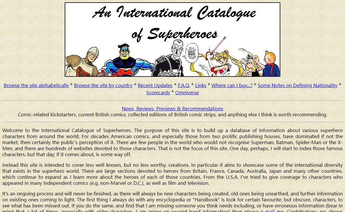 International Superheroes
