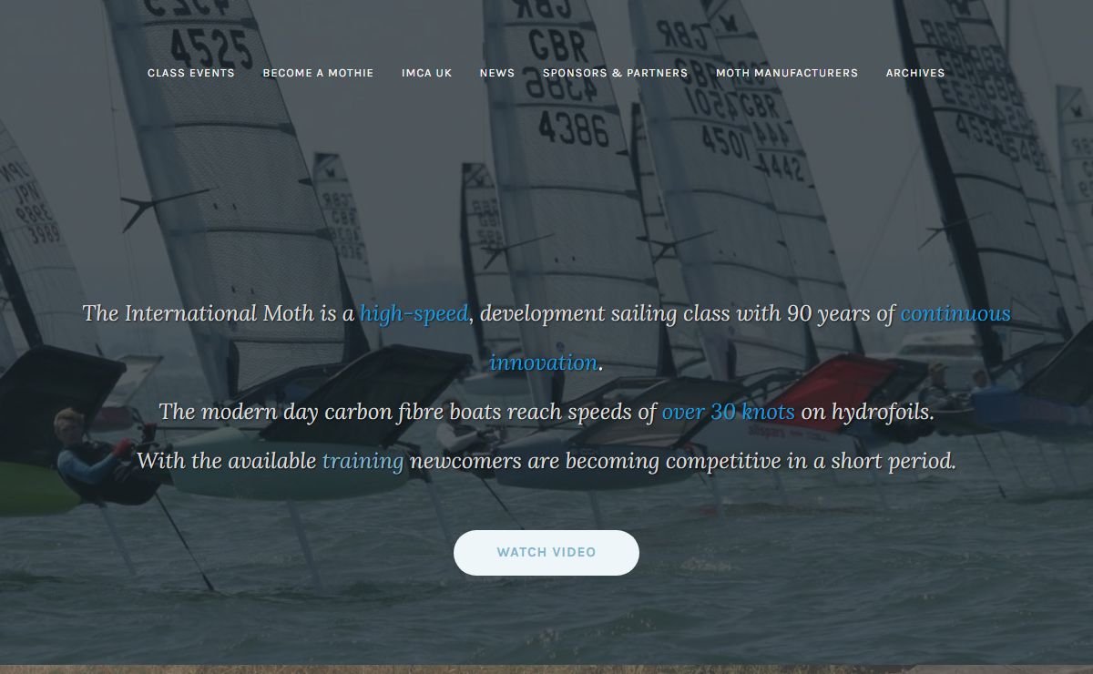 UK International Moth Site – The fastest singlehanded race dinghy