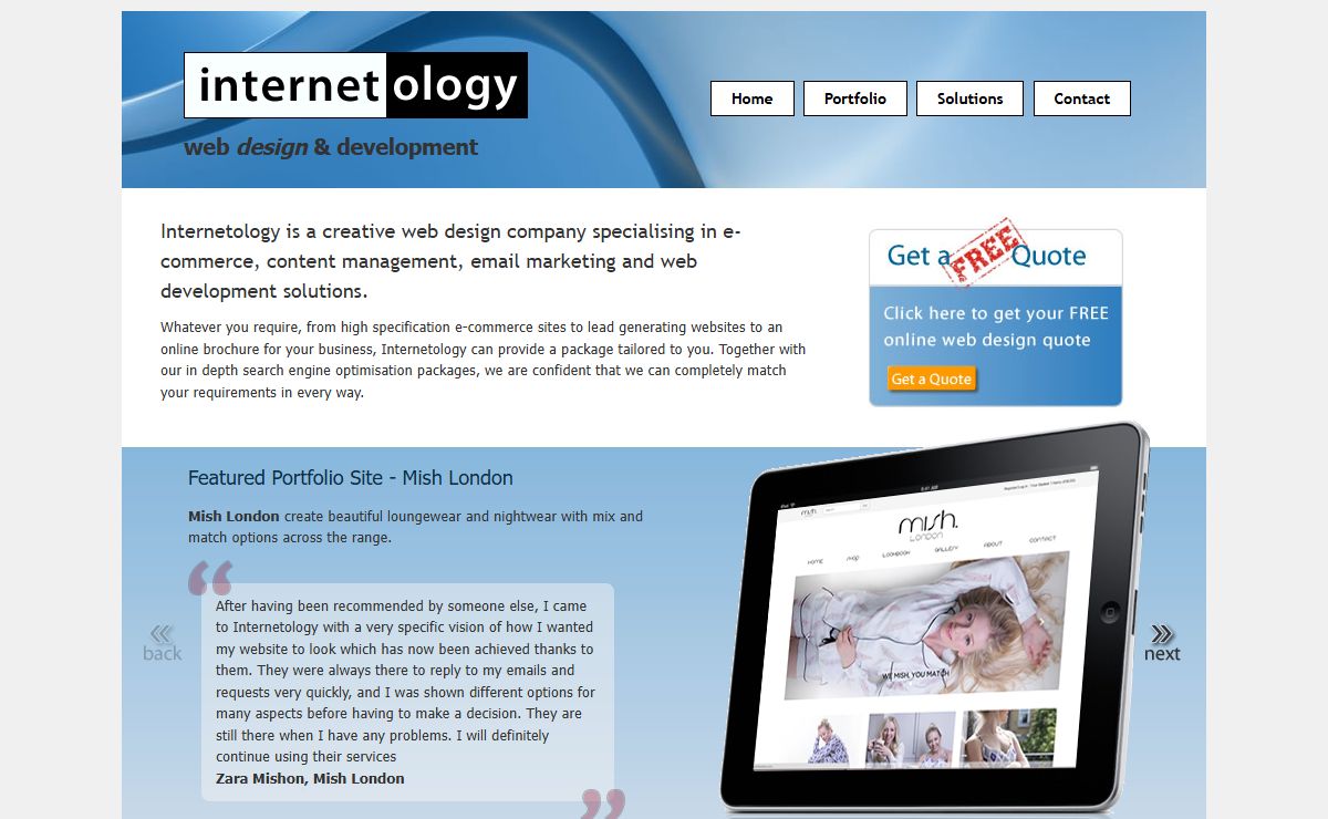 E-Commerce Web Design & Web Development from Internetology | Wrexham & Chester