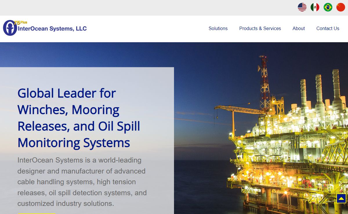 Winches, Mooring, and Oil Spill Monitoring | InterOcean Systems